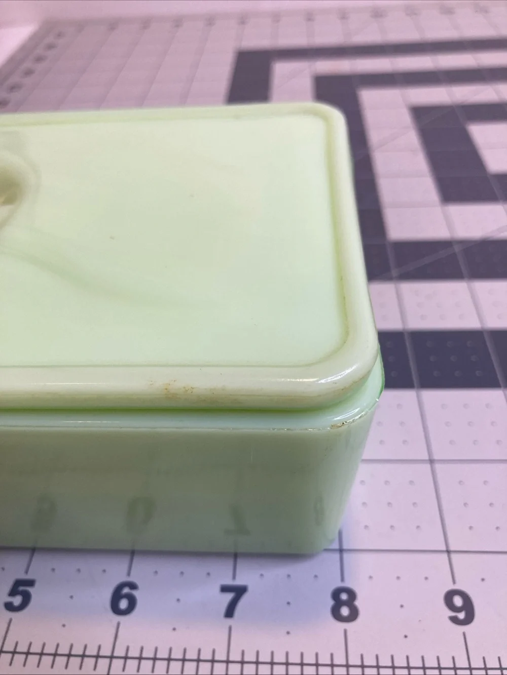 Vintage Jadeite Jeanette Green Urainium Glass 8